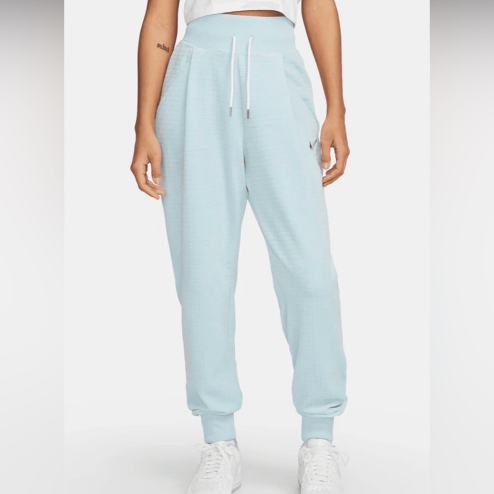 WOMEN'S NIKE SPORTSWEAR HIGH-WAISTED VELOUR JOGGER MEDIUM